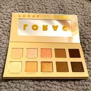 NWOT New Lorac Unzipped Gold Eye Shadow Palette - Palette Only